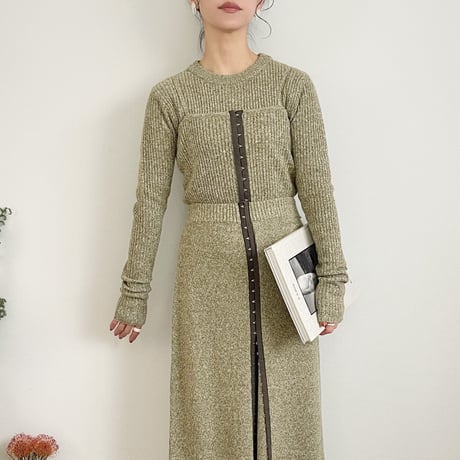 2WAY Hook knit SK