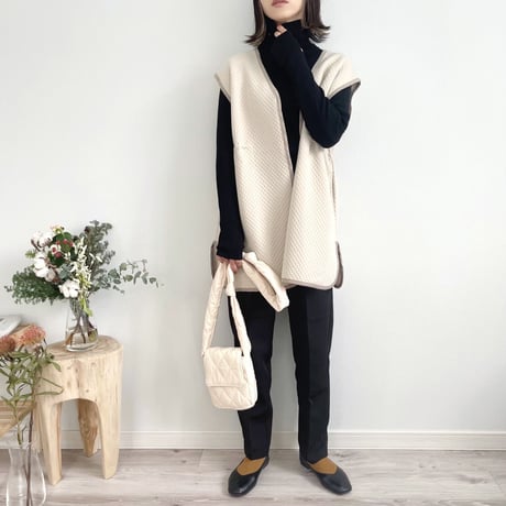 2way quilted gilet
