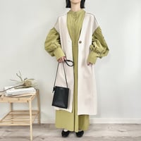 herringbone longvest gilet