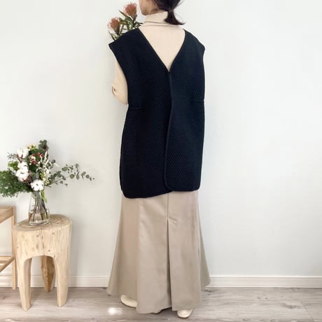 2way quilted gilet