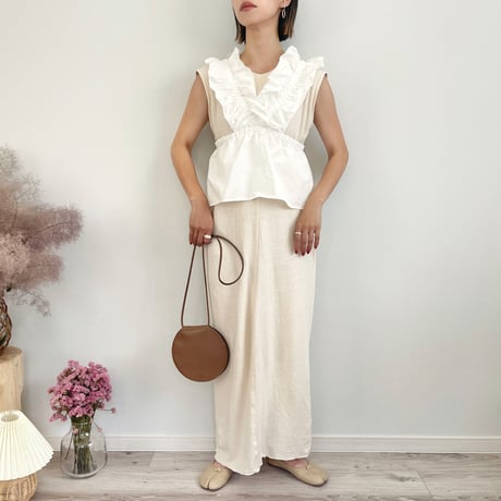 Gathered Frill Bustier