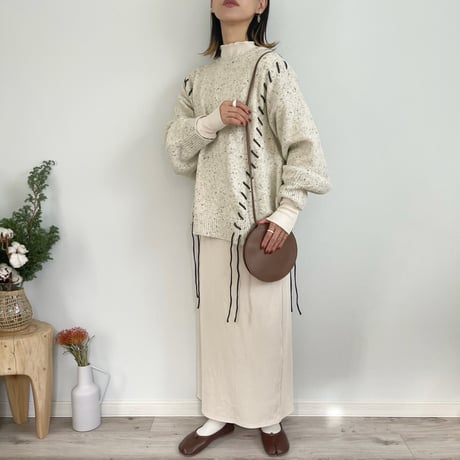 chocochip pattern knit