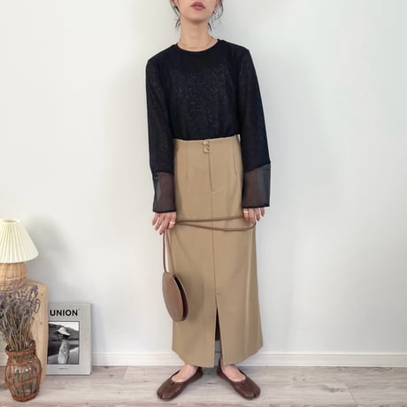 organdy cuffs TOPS