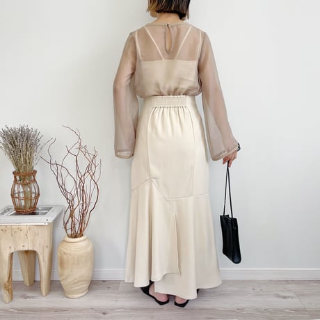 Tight OP & Sheer Tops Set