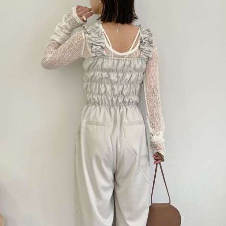 Heather Ester Shirred Salopette