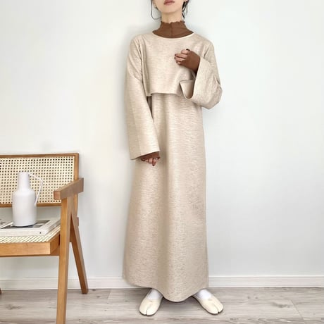 slit sleeve layered OP