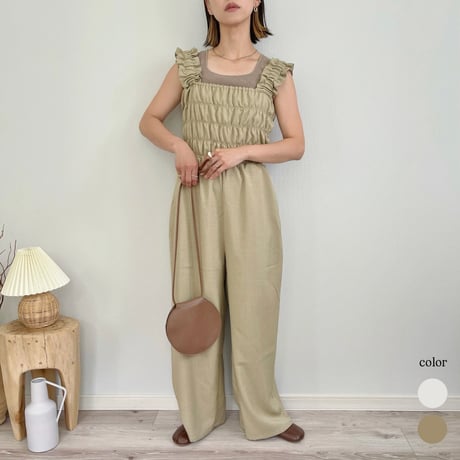 Heather Ester Shirred Salopette