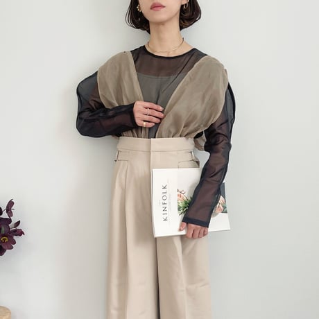 2WAY tulle salopette