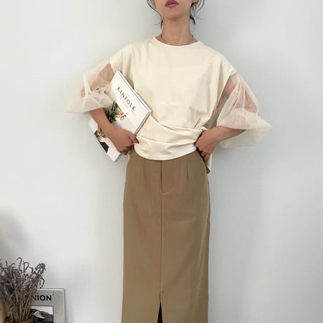 sheer volume sleeve TOPs