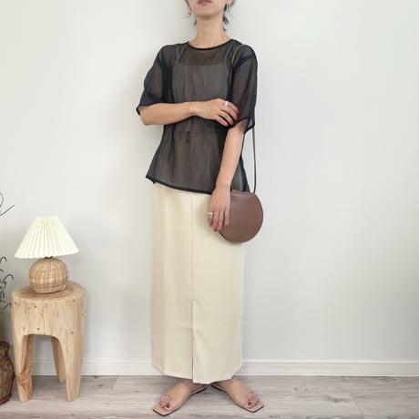 clash organdy shirt