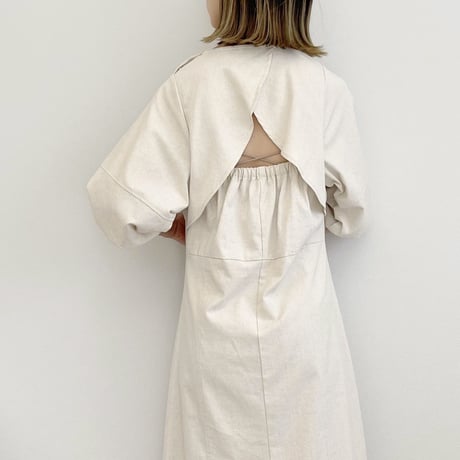 Linen like back cape OP