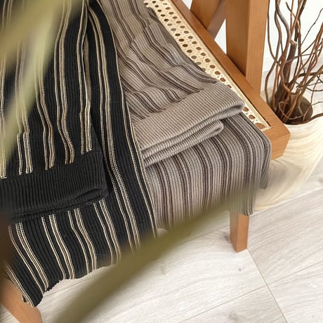 striped knit PT