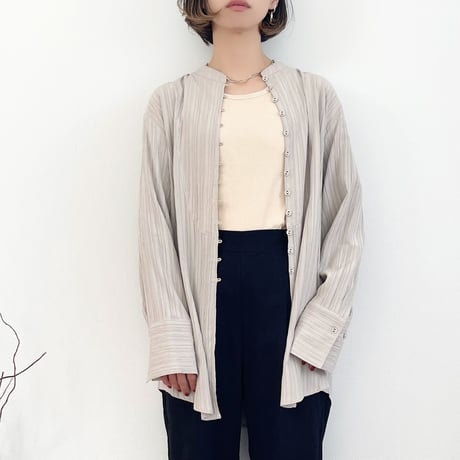 Stand collar shirt