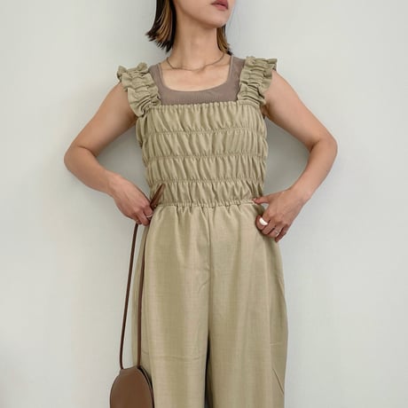 Heather Ester Shirred Salopette