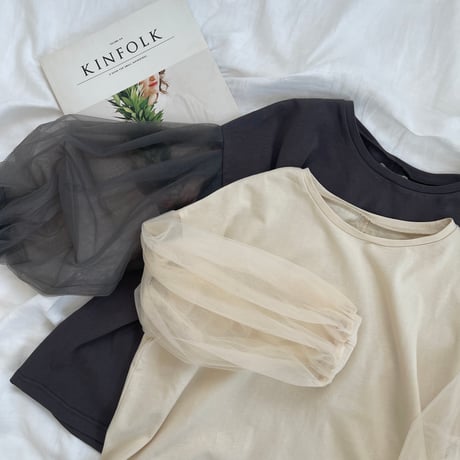sheer volume sleeve TOPs
