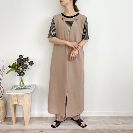 Linen touch 2WAY JSK