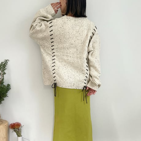 chocochip pattern knit