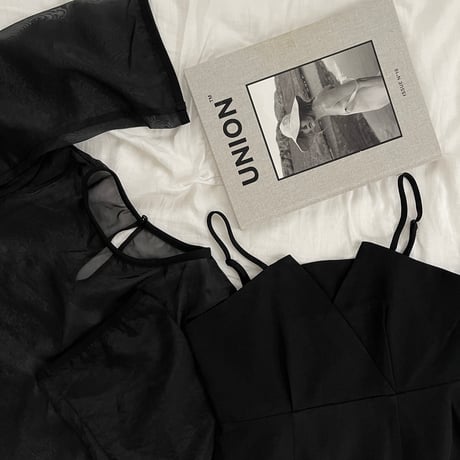 Tight OP & Sheer Tops Set