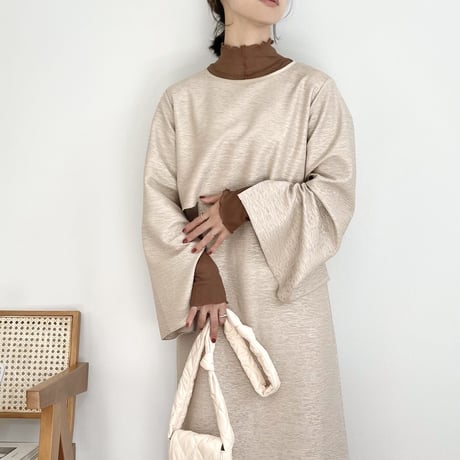 slit sleeve layered OP