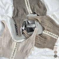 2WAY Linen Knit Bische