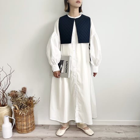Collared Style 2WAY Quilt Vest