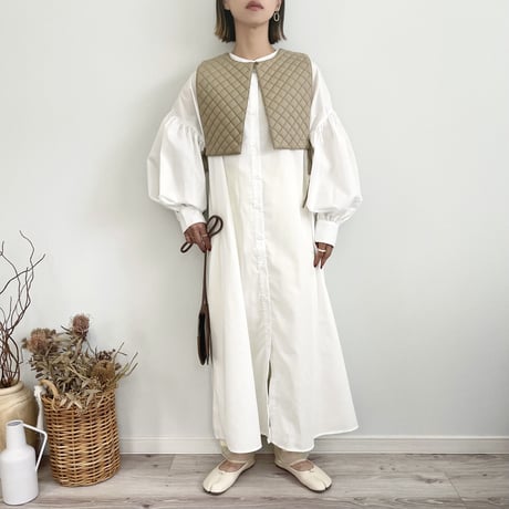 Collared Style 2WAY Quilt Vest