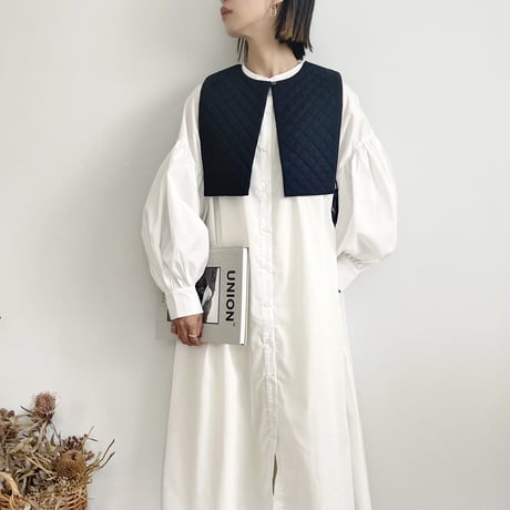 Collared Style 2WAY Quilt Vest