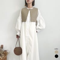 Collared Style 2WAY Quilt Vest
