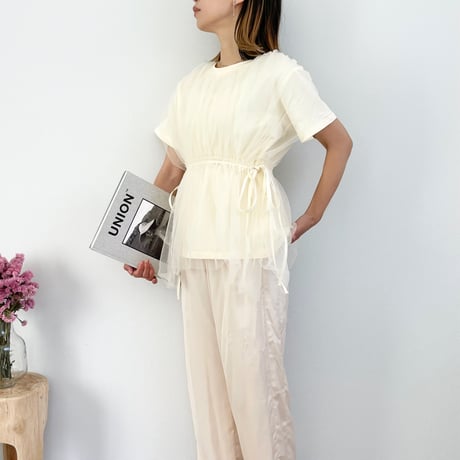 Tulle Docking Gather Tops