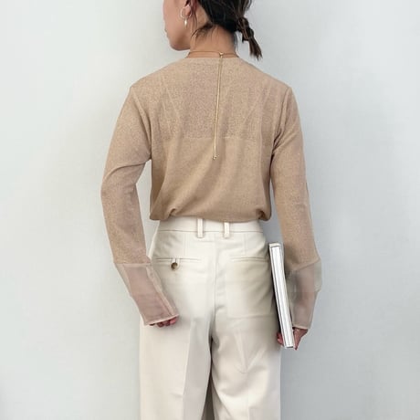organdy cuffs TOPS