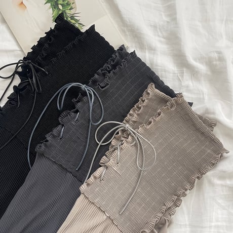 Back laceup salopette