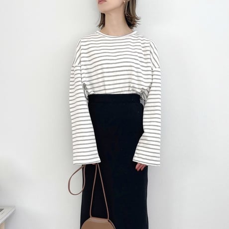 Border Tee Pullover