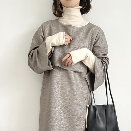 slit sleeve layered OP