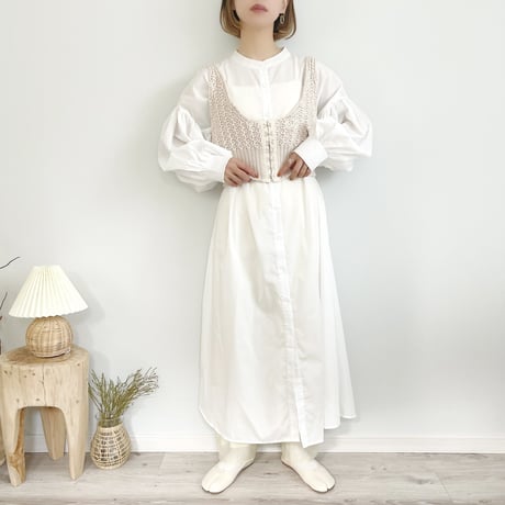 2WAY Linen Knit Bische