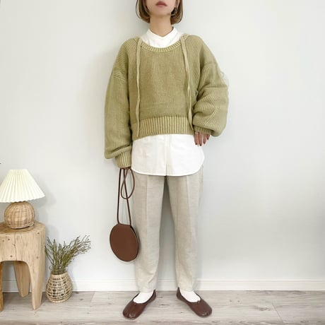 Tulle Docking 2WAY Knit