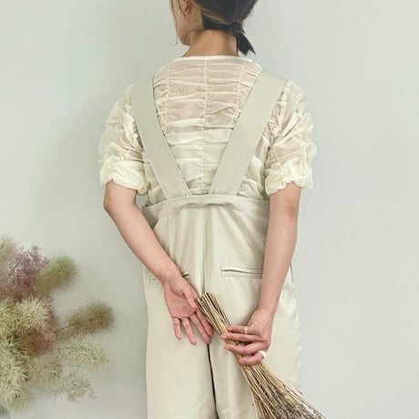 Sheer Shirred Cardigan
