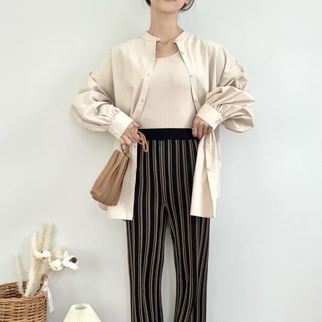 striped knit PT