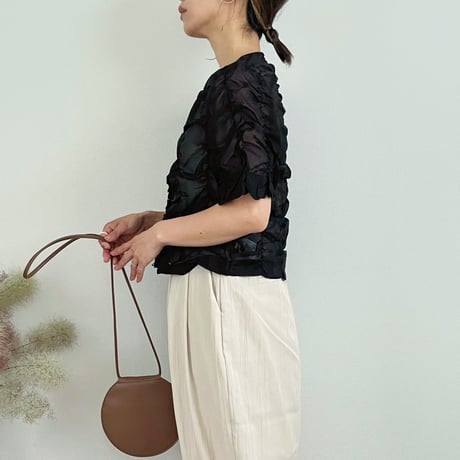 Sheer Shirred Cardigan