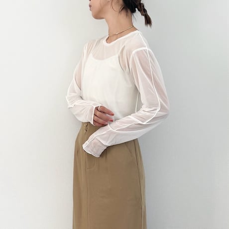 basic sheer Tops