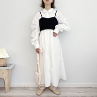 Gather sleeve shirt OP