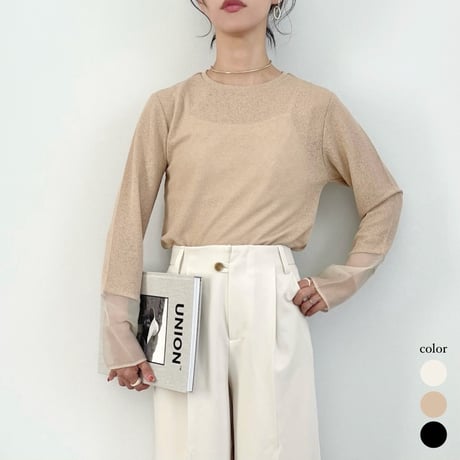organdy cuffs TOPS