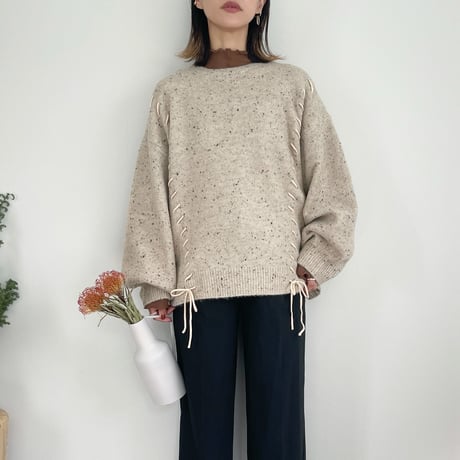 chocochip pattern knit