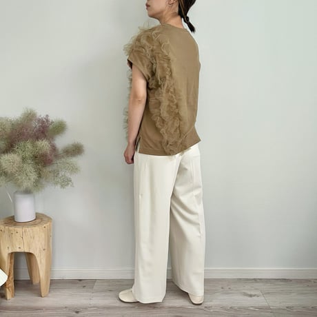 Compact Smooth Tulle Design Tops