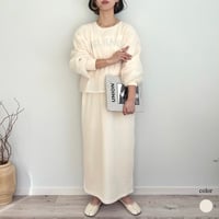 2WAY logo sheer sweat OP