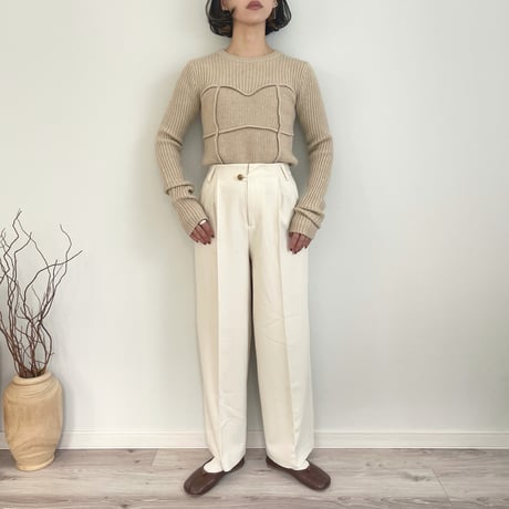 alpaca bustier docking pullover