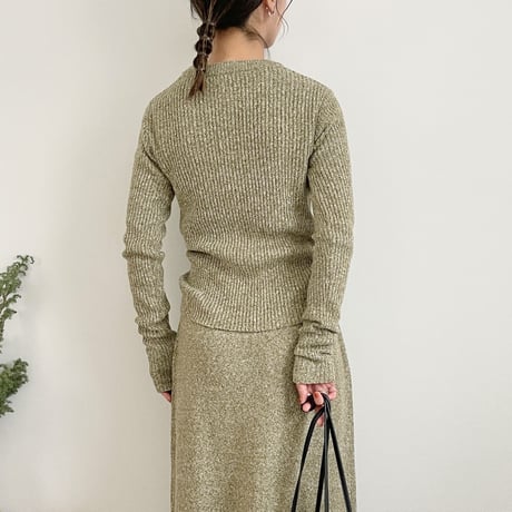 Hook knit Tops & cami set
