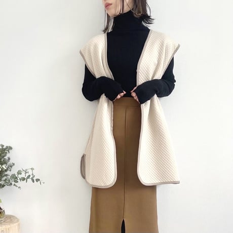 2way quilted gilet