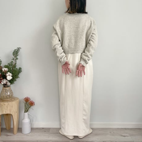 Highneck knit pullover