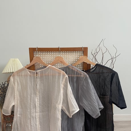 clash organdy shirt