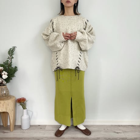 chocochip pattern knit